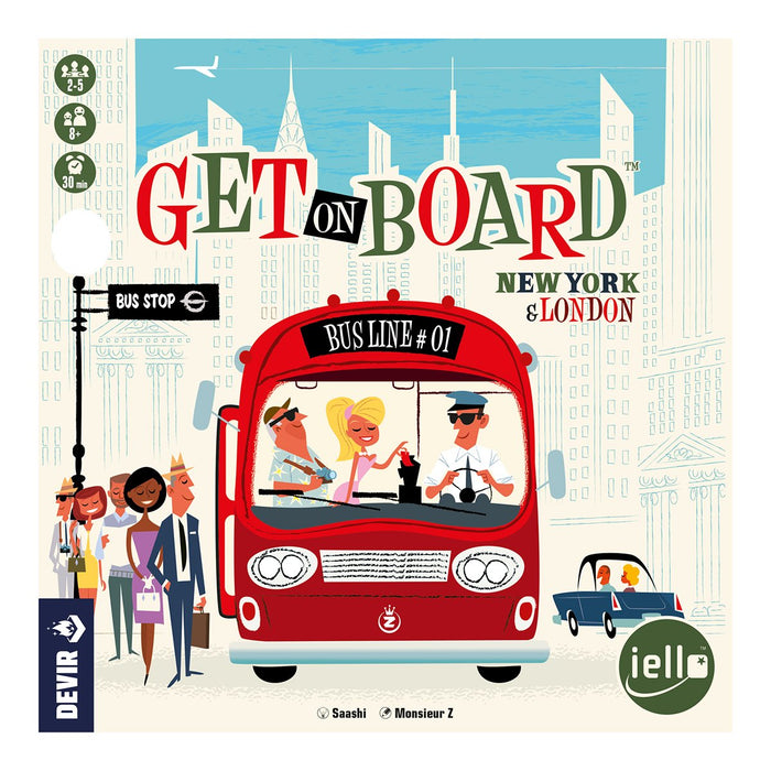 EAN 8436589627000 - Devir Get On Board: New York & London 30 min Juego de mesa Estrategia imagen 3