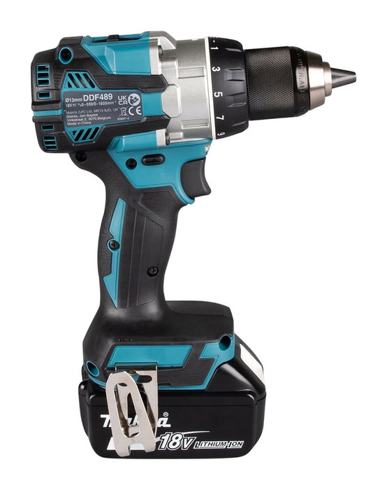 EAN 0088381775700 - Makita DDF489Z destornillador eléctrico y llave de impacto 1800 RPM Negro, Azul, Acero imagen 6