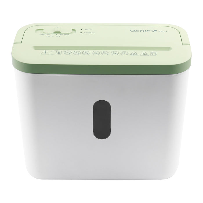 EAN 4030152953677 - Genie 440 X GR triturador de papel Corte cruzado 72 dB Verde, Blanco imagen 3