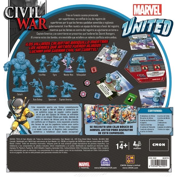 EAN 8435407641921 - Asmodee MU: Civil War 40 min Juego de mesa Multigénero imagen 5