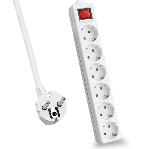 EAN 4005938627967 - Helos 262796 base múltiple 1,5 m 6 salidas AC Interior Blanco imagen 1