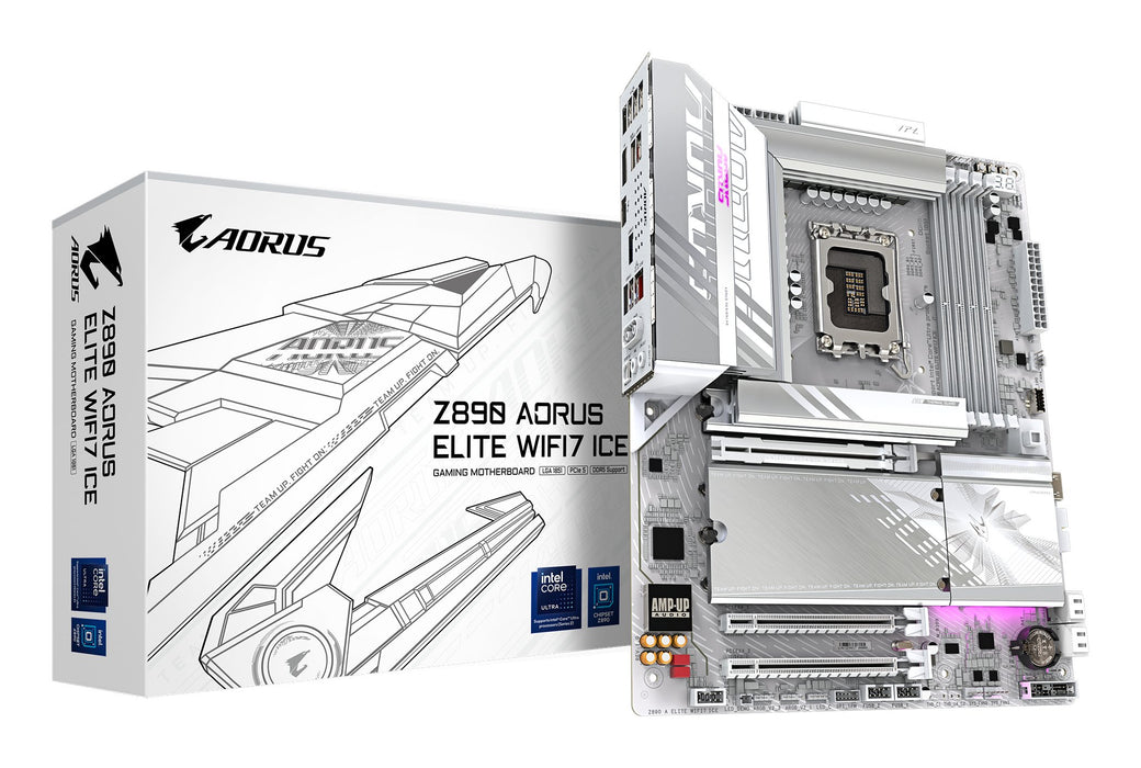 EAN 4719331865221 - GIGABYTE Z890 AORUS ELITE WIFI7 ICE Intel Z890 LGA 1851 (Socket V1) ATX imagen 1