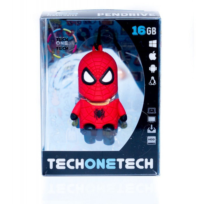 EAN 8436546593034 - TECH ONE TECH TEC5501-32 unidad flash USB 32 GB USB tipo A 2.0 Negro, Rojo imagen 3