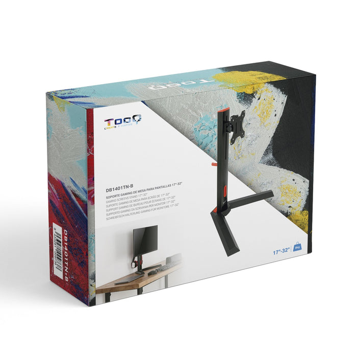 EAN 8433281009738 - TooQ DB1401TN-B soporte para monitor 81,3 cm (32") Escritorio Negro, Rojo imagen 11