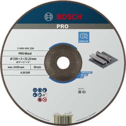 EAN 3165140116473 - Bosch 2 608 600 226 accesorio para amoladora angular Corte del disco imagen 1