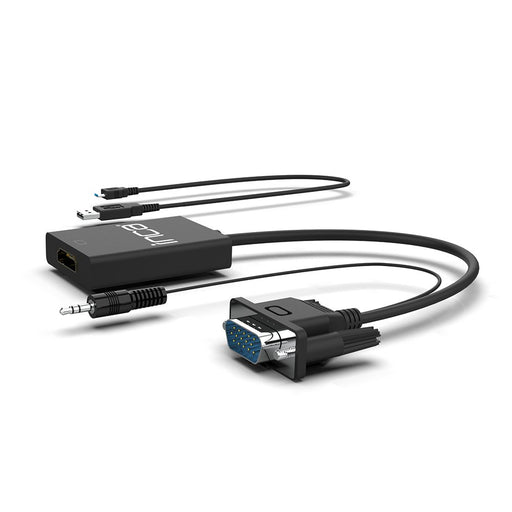 EAN 8697980469488 - Inca IVTH-02 adaptador de cable de vídeo 0,2 m HDMI tipo A (Estándar) VGA (D-Sub) Blanco imagen 2