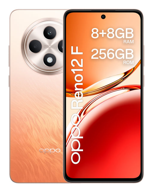 EAN 6932169350167 - OPPO Reno12 F 4G 16,9 cm (6.67") SIM doble Android 14 USB Tipo C 8 GB 256 GB 5000 mAh Naranja imagen 1