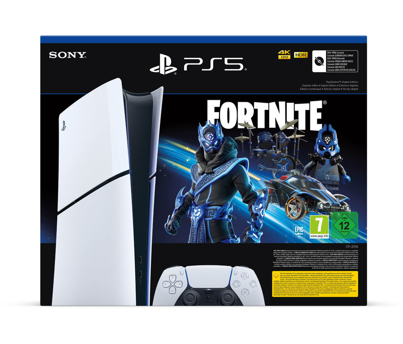 EAN 0711719593560 - Sony Playstation 5 Digital Edition Fortnite 1 TB Wifi Negro, Blanco imagen 4