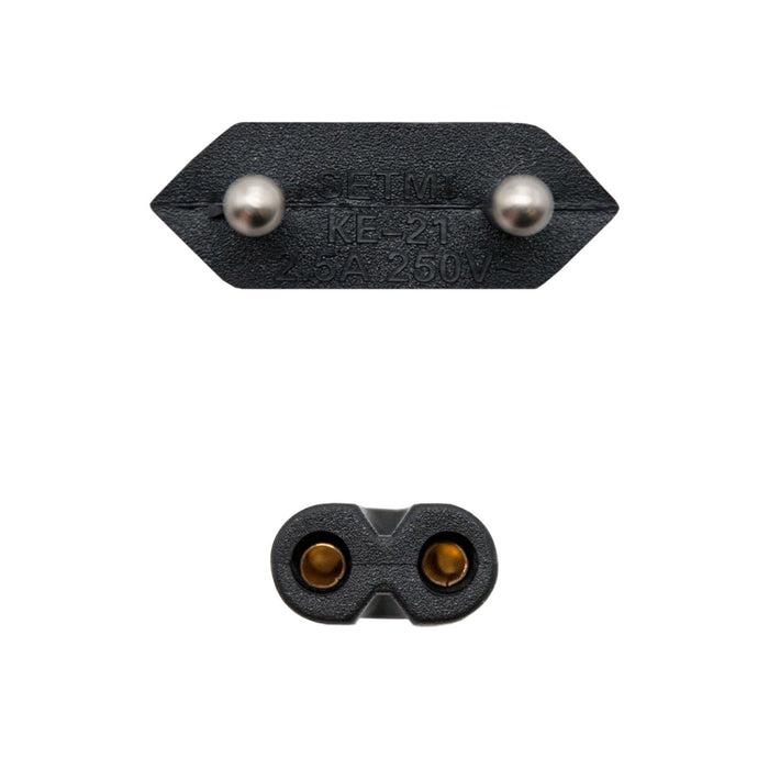 EAN 8433281007468 - Nanocable 10.22.0402 cable de transmisión Negro 1,5 m CEE7/16 C7 acoplador imagen 3