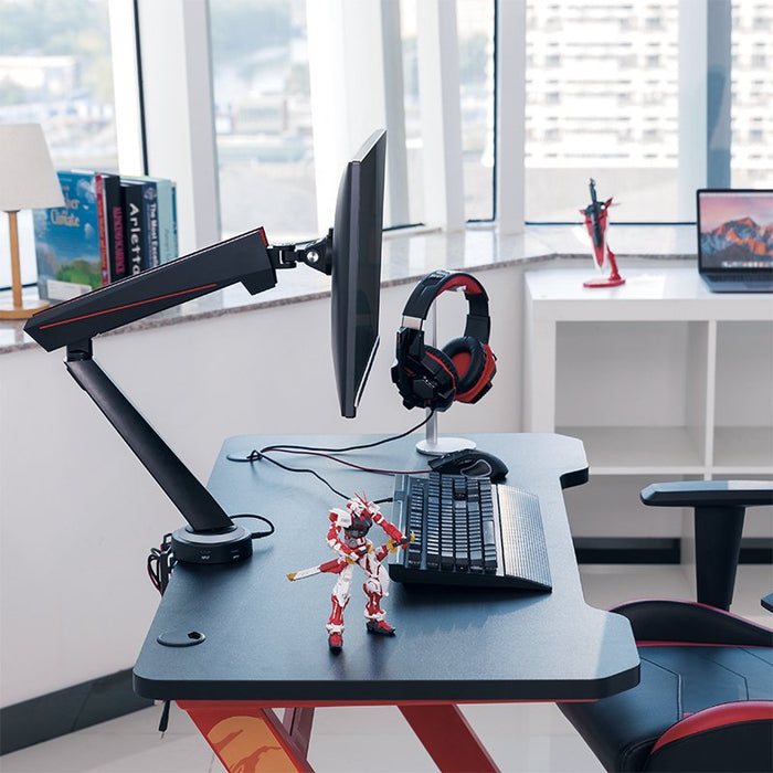 EAN 4052792058109 - LogiLink BP0091 soporte para monitor 81,3 cm (32") Escritorio Negro, Rojo imagen 7