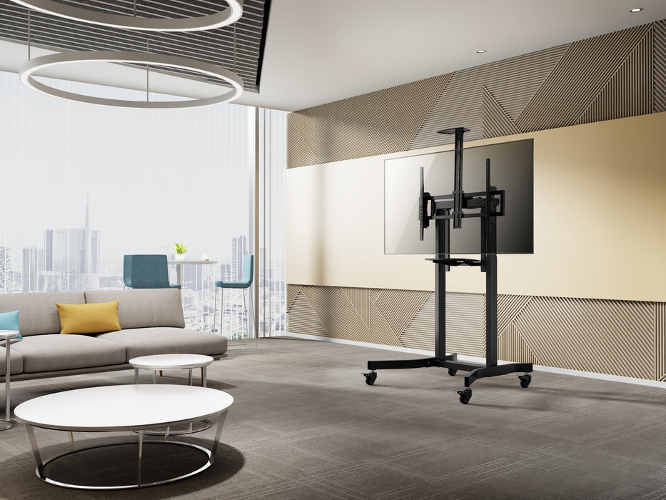 EAN 4015867238455 - Equip 650633 soporte para TV 2,54 m (100") Negro imagen 10