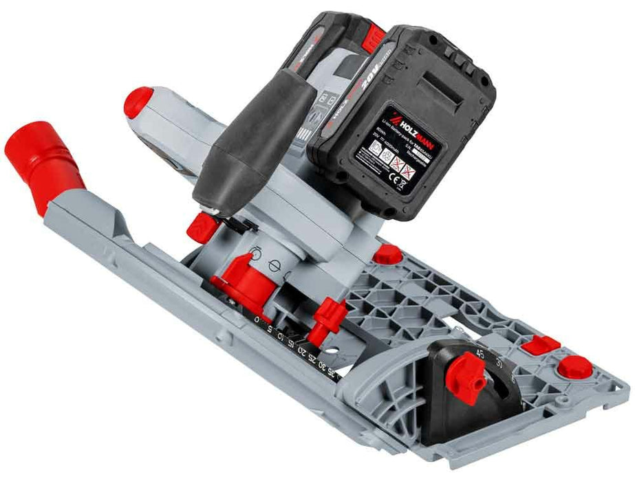 EAN 9120058379758 - Holzmann TAS165AKKU sierra circular portátil 16,5 cm Negro, Gris, Rojo 5500 RPM 100 W imagen 2