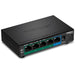 EAN 0710931162219 - Trendnet TPE-TG52 switch No administrado Gigabit Ethernet (10/100/1000) Energía sobre Ethernet (PoE) Negr imagen 1