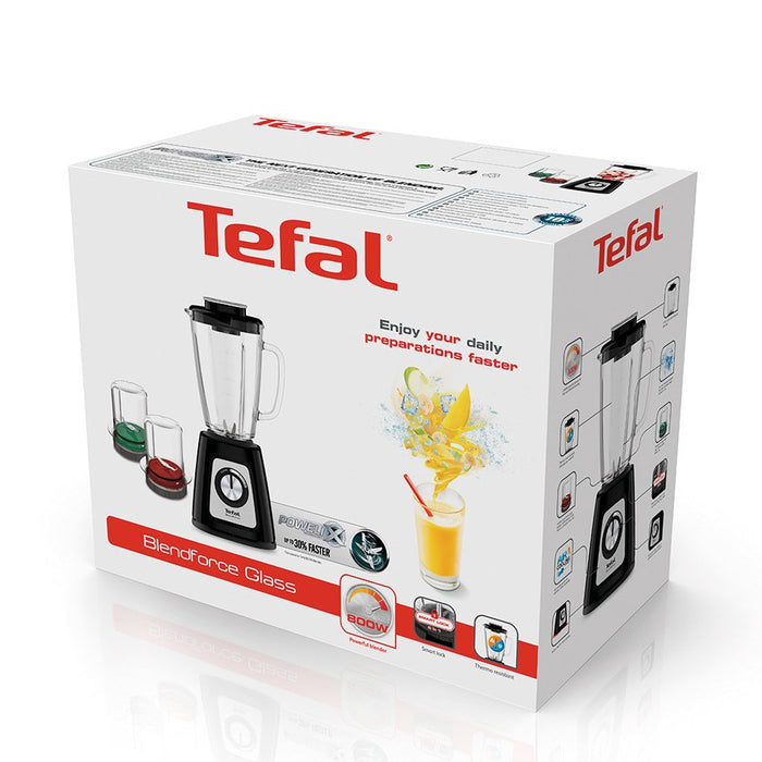 EAN 3016661153419 - Tefal BlendForce II BL4388 licuadora 1,25 L Batidora de vaso 800 W Negro, Acero pulido imagen 14
