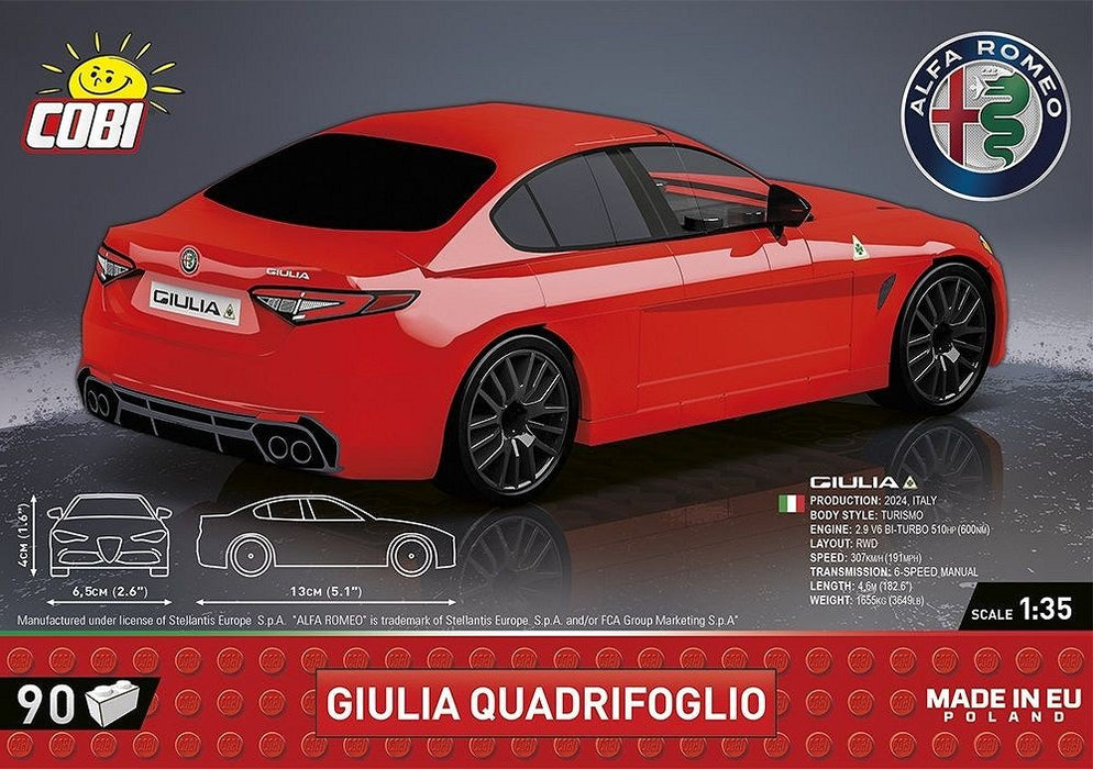 EAN 5902251246044 - COBI Giulia Quadrifoglio imagen 3