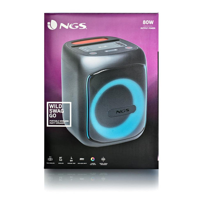 EAN 8435430625974 - NGS WILD SWAG GO Altavoz para fiestas Negro 40 W imagen 5