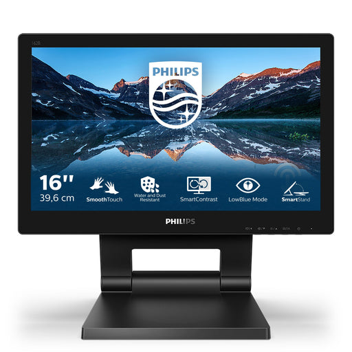EAN 8712581760250 - Philips 162B9T/00 pantalla para PC 39,6 cm (15.6") 1366 x 768 Pixeles HD LCD Pantalla táctil Negro imagen 1