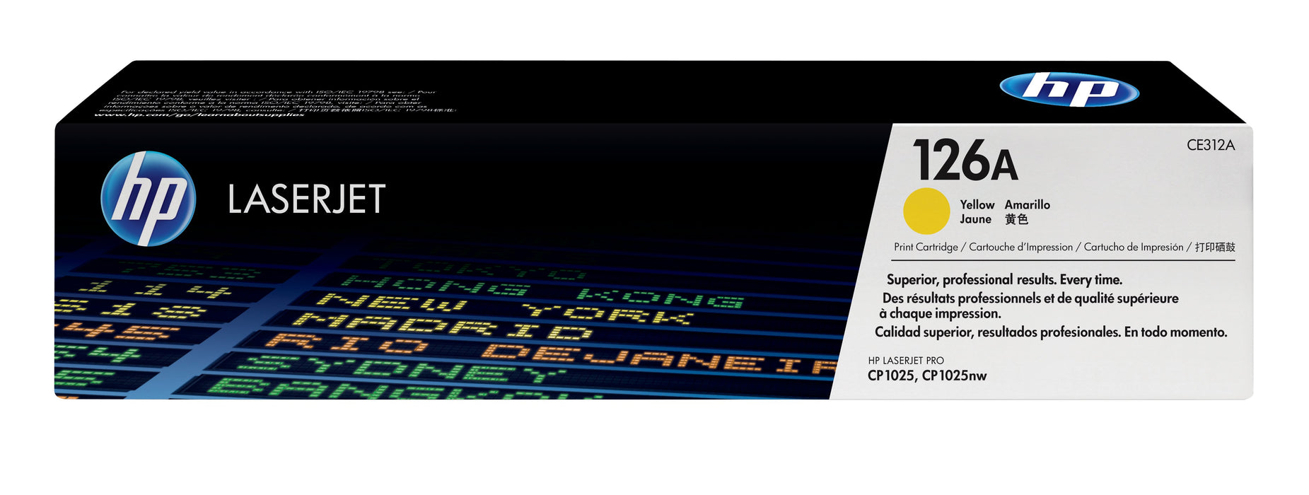 EAN 0884962161142 - HP 126A Yellow Original LaserJet Toner Cartridge cartucho de tóner 1 pieza(s)imagen 1)