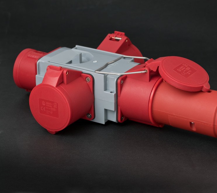 EAN 4007123670345 - Brennenstuhl 1081670 adaptador de enchufe eléctrico Gris, Rojo imagen 4