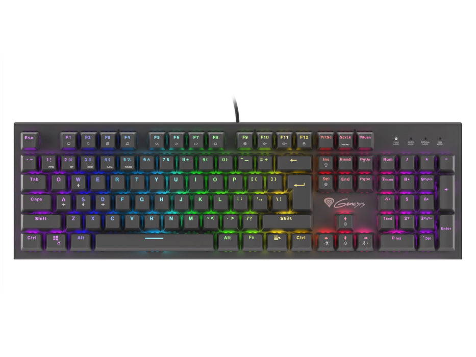 EAN 5901969426922 - GENESIS Thor 300 RGB teclado Juego USB QWERTY Español Negro imagen 1