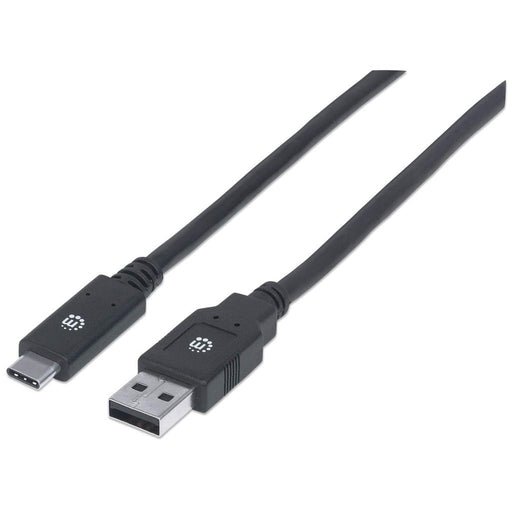EAN 0766623354974 - Manhattan 354974 cable USB USB 3.2 Gen 1 (3.1 Gen 1) 2 m USB C USB A Negro imagen 1