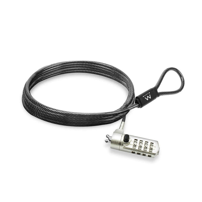 EAN 8052101431568 - Ewent EW1243 cable antirrobo Negro, Zinc 1,5 m imagen 1