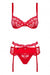 EAN 5901688211526 - Obsessive Heartina Conjunto de lencería Rojo Elastano, Poliamida imagen 1