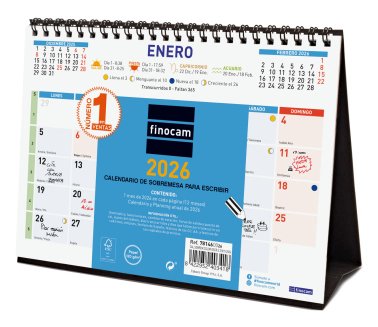EAN 8422952403418 - Finocam 781460026 calendario Mesa imagen 1