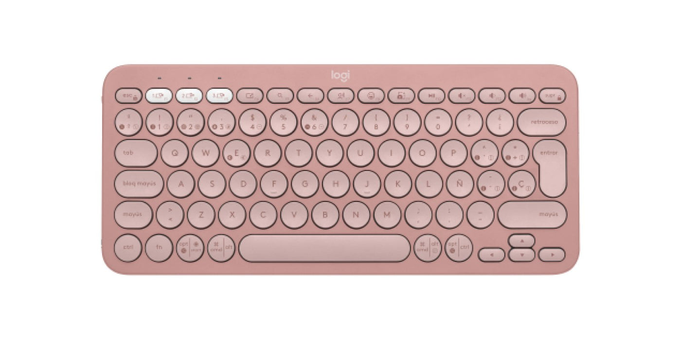 EAN 5099206111271 - Logitech 920-011829 teclado Universal RF Wireless + Bluetooth QWERTY Español Rosa imagen 3