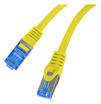 EAN 5901969435108 - Lanberg PCF6A-10CC-0025-Y cable de red Amarillo 0,25 m Cat6a S/FTP (S-STP) imagen 2