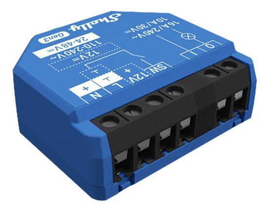 EAN 3800235261767 - Shelly 1 Gen3 Interruptor inteligente 1P Azul imagen 1