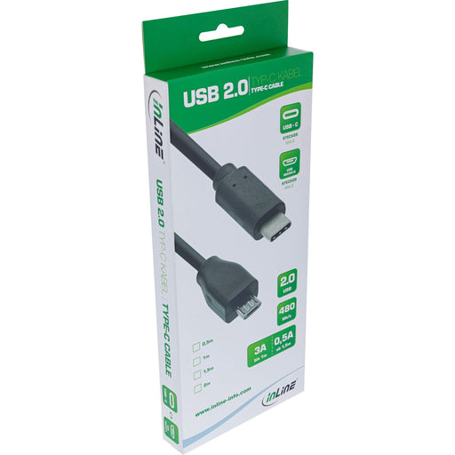 EAN 4043718249916 - InLine 35742 cable USB USB 2.0 2 m USB C Micro-USB B Negro imagen 2
