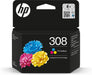 EAN 0196786390357 - HP 308 Tri-color Original Ink Cartridge cartucho de tinta 1 pieza(s) Rendimiento estándar Cian, Magenta,  imagen 1