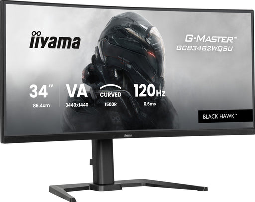 EAN 4948570125159 - iiyama GCB3482WQSU-B1 pantalla para PC 86,4 cm (34") 1440 x 3440 Pixeles UltraWide Quad HD LED Negro imagen 2