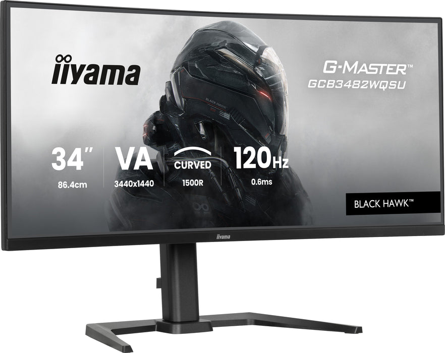 EAN 4948570125159 - iiyama GCB3482WQSU-B1 pantalla para PC 86,4 cm (34") 1440 x 3440 Pixeles UltraWide Quad HD LED Negro imagen 2