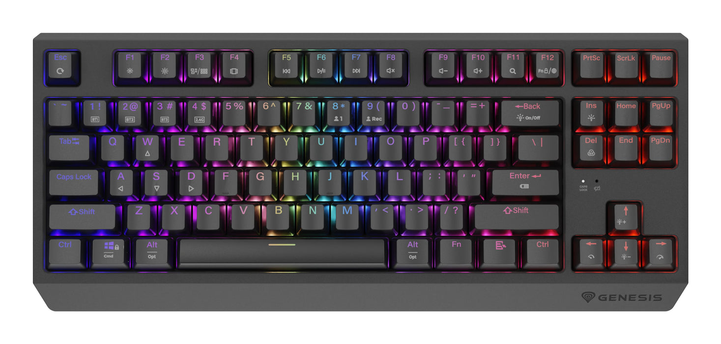 EAN 5901969443813 - GENESIS Thor 230 TKL teclado Juego USB + RF Wireless + Bluetooth QWERTY Inglés de EE. UU. Negro imagen 2