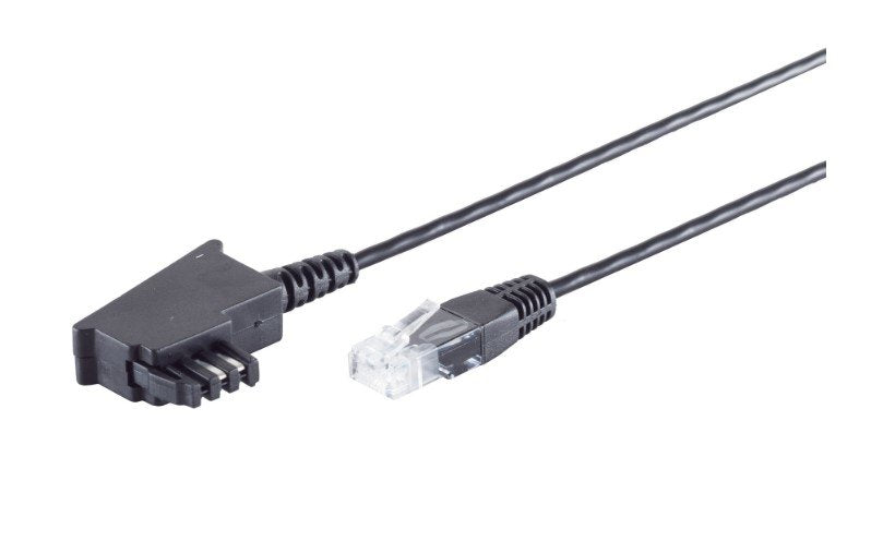 EAN 4017538131607 - S/CONN 12-09085 cable telefónico 15 m Negro imagen 1