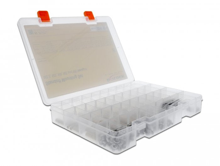 EAN 4043619183494 - DeLOCK 18349 kit de montaje Transparente, Amarillo Níquel, Acero imagen 2