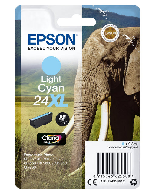 EAN 4058154160671 - Epson Elephant C13T24354012 cartucho de tinta 1 pieza(s) Original Alto rendimiento (XL) imagen 1