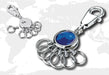 EAN 4024023463655 - TROIKA AROUND THE WORLD Llavero de anilla Azul, Plata imagen 5