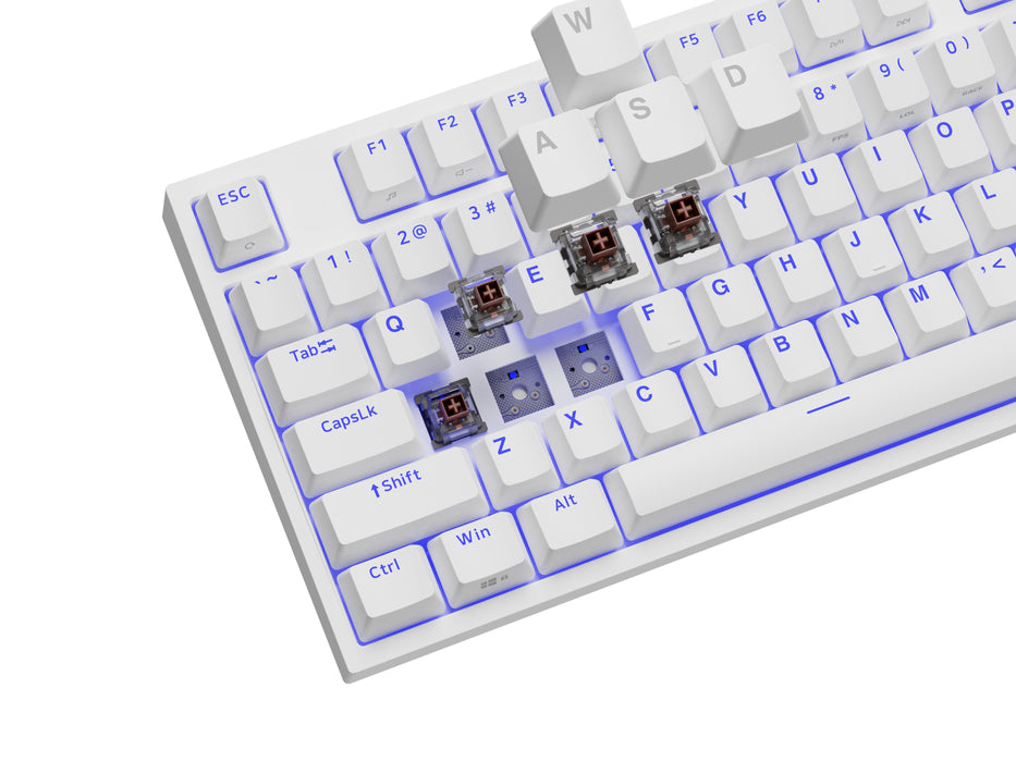 EAN 5901969443226 - GENESIS Thor 404 TKL teclado Juego USB QWERTY Internacional de EE.UU. Blanco imagen 14