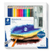 EAN 4007817066843 - Staedtler 146 10C Negro, Azul, Burdeos, Marrón, Verde, Azul claro, Verde claro, Mauve, Naranja, Melocotón imagen 1