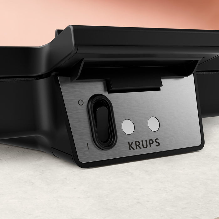 EAN 3045380023857 - Krups FDK453 sandwichera 930 W Negro, Acero inoxidable imagen 7