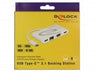 EAN 4043619877317 - DeLOCK 87731 base para portátil y replicador de puertos USB 3.2 Gen 1 (3.1 Gen 1) Type-C Gris, Blanco imagen 2