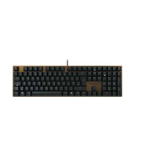 EAN 4025112107535 - CHERRY KC 200 MX teclado Universal USB QWERTY Inglés Negro, Bronce imagen 1