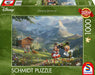 EAN 4001504599386 - Schmidt Spiele Thomas Kinkade Studios: Disney Dreams Collections - Mickey & Minnie in den Alpen Puzzle ro imagen 1