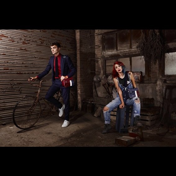 EAN 8420738165215 - Smile 111652140199 estuche para cámara fotográfica Bandolera Azul, Granate, Blanco imagen 6