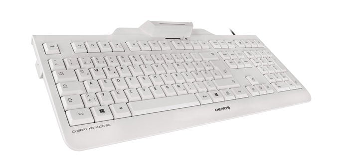 EAN 4025112084669 - CHERRY KC 1000 SC teclado Universal USB QWERTY Español Gris imagen 3