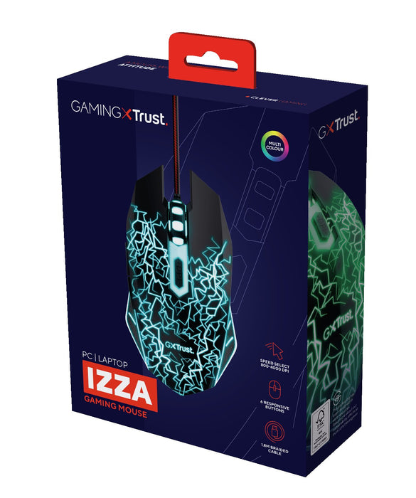 EAN 8713439246186 - Trust GXT 105X Izza ratón Juego Ambidextro USB tipo A Óptico 4000 DPI imagen 5