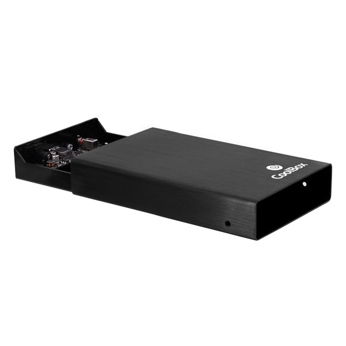 EAN 8436556148637 - CoolBox SlimChase A-3533 Caja de disco duro (HDD) Negro 3.5" imagen 3